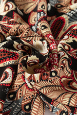 Load image into Gallery viewer, Black Floral Print Belted Sleeveless Wide Leg Jumpsuit - Fashion Queen - 25