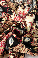 Load image into Gallery viewer, Black Floral Print Belted Sleeveless Wide Leg Jumpsuit - Fashion Queen - 6