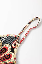 Load image into Gallery viewer, Black Floral Print Belted Sleeveless Wide Leg Jumpsuit - Fashion Queen - 7