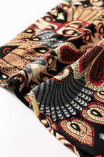 Load image into Gallery viewer, Black Floral Print Belted Sleeveless Wide Leg Jumpsuit - Fashion Queen - 9