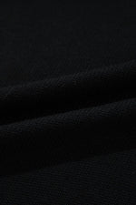 Load image into Gallery viewer, Black Floral Print Knitted Open Front Loose Cardigan - Fashion Queen - 21