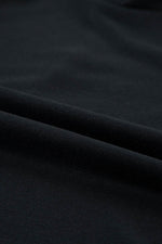 Load image into Gallery viewer, Black Flutter Sleeve Crew Neck Shift Dress - Fashion Queen - 14