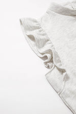 Load image into Gallery viewer, Black Flutter Sleeve Crew Neck Shift Dress - Fashion Queen - 20