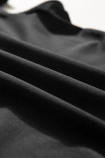 Load image into Gallery viewer, Black Folded Off Shoulder Slim Top - Fashion Queen - 12