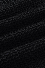 Load image into Gallery viewer, Black Geometric Trim High Waist Strapless One Piece Swimsuit - Fashion Queen - 6