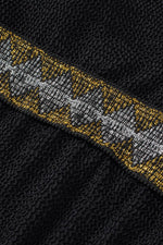 Load image into Gallery viewer, Black Geometric Trim High Waist Strapless One Piece Swimsuit - Fashion Queen - 8