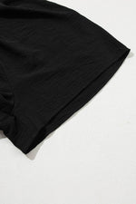 Load image into Gallery viewer, Black Half Button Collared Loose Romper - Fashion Queen - 14