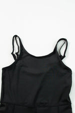 Load image into Gallery viewer, Black High Waist Backless Side Pockets Sports Jumpsuit - Fashion Queen - 8