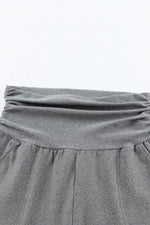 Load image into Gallery viewer, Black High Waist Pleated Pocket Leggings - Fashion Queen - 23