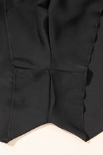 Load image into Gallery viewer, Black High Waisted Drawstring 2-in-1 Side Pocket Color Block Bikini Shorts - Fashion Queen - 19