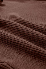 Load image into Gallery viewer, Black Lantern Sleeve V Neck Knot Back Sweater - Fashion Queen - 25