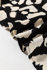 Load image into Gallery viewer, Black Leopard Print U Neck Sleeveless High Waist Dress - Fashion Queen - 9