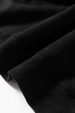 Load image into Gallery viewer, Black Loose Patchwork Crewneck Plus Size Sweatshirt - Fashion Queen - 20