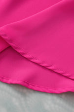 Load image into Gallery viewer, Black Notched Neck Ruffle Sleeve Blouse - Fashion Queen - 26