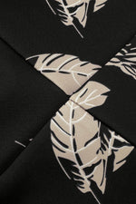 Load image into Gallery viewer, Black Pattern Print Off Shoulder Slit Bodycon Midi Dress - Fashion Queen - 16