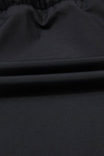 Load image into Gallery viewer, Black Plain Sleeveless Loop Drawstring Cinched Waist Romper - Fashion Queen - 11