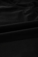 Load image into Gallery viewer, Black Pleated Mesh One Shoulder Bikini Top and Skirts Set - Fashion Queen - 22