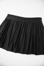 Load image into Gallery viewer, Black Plus Size Printed Square Neck Drawstring Ruffled Tankini Set - Fashion Queen - 23