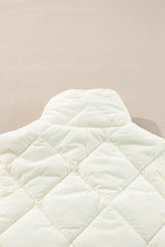 Load image into Gallery viewer, Black Quilted High Neck Button Up Pocket Vest Coat - Fashion Queen - 23