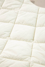 Load image into Gallery viewer, Black Quilted High Neck Button Up Pocket Vest Coat - Fashion Queen - 24