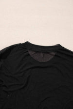 Load image into Gallery viewer, Black Rhinestone Sheer Mesh Long Sleeve Bodysuit - Fashion Queen - 15