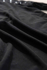 Load image into Gallery viewer, Black Rhinestone Sheer Mesh Long Sleeve Bodysuit - Fashion Queen - 19