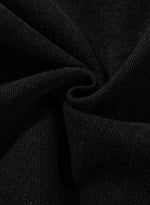 Load image into Gallery viewer, Black Side Pockets Lapel Collar Denim Jacket - Fashion Queen - 11