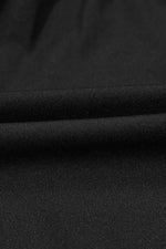 Load image into Gallery viewer, Black Solid Color High Waist Wide Leg Swim Bottom - Fashion Queen - 12