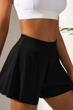 Load image into Gallery viewer, Black Solid Color High Waist Wide Leg Swim Bottom - Fashion Queen - 4