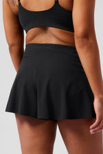 Load image into Gallery viewer, Black Solid Color High Waist Wide Leg Swim Bottom - Fashion Queen - 8