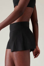 Load image into Gallery viewer, Black Solid Color High Waist Wide Leg Swim Bottom - Fashion Queen - 9