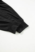 Load image into Gallery viewer, Black Split Long Cardigan and Skinny Pants Lounge Set - Fashion Queen - 19