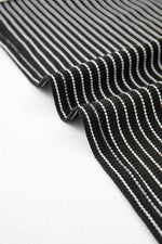 Load image into Gallery viewer, Black Stripe Criss Cross Side Slits Slim Fit Sleeveless Midi Dress - Fashion Queen - 30