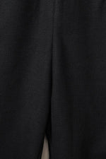 Load image into Gallery viewer, Black Textured Sleeveless V-Neck Pocketed Casual Jumpsuit - Fashion Queen - 19