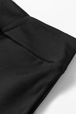 Load image into Gallery viewer, Black Thermal Lined Split Flare Leg Pants - Fashion Queen - 9