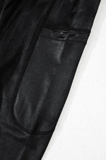 Load image into Gallery viewer, Black V Crossover High Waist Pocketed Leggings - Fashion Queen - 12