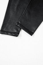 Load image into Gallery viewer, Black V Crossover High Waist Pocketed Leggings - Fashion Queen - 13