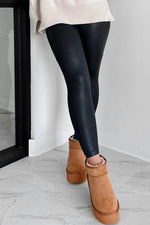 Load image into Gallery viewer, Black V Crossover High Waist Pocketed Leggings - Fashion Queen - 4