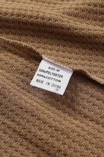 Load image into Gallery viewer, Black Waffle Knit Buttoned Long Sleeve Top - Fashion Queen - 30