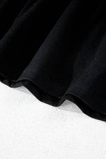 Load image into Gallery viewer, Black Wide Waistband Ruched Skort - Fashion Queen - 11
