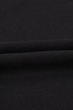 Load image into Gallery viewer, Black Zipper Stand Neck Top and Wide Leg Pants Set - Fashion Queen - 14