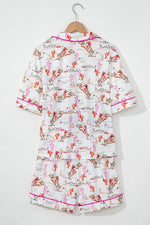 Load image into Gallery viewer, Blossom Cowgirl Country Print Pajamas Set - Fashion Queen - 17