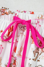 Load image into Gallery viewer, Blossom Cowgirl Country Print Pajamas Set - Fashion Queen - 19