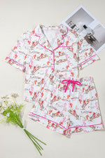 Load image into Gallery viewer, Blossom Cowgirl Country Print Pajamas Set - Fashion Queen - 24