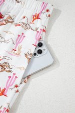 Load image into Gallery viewer, Blossom Cowgirl Country Print Pajamas Set - Fashion Queen - 25