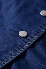 Load image into Gallery viewer, Bluing Asymmetric Wrapped Buttoned High Waist Denim Shorts - Fashion Queen - 11