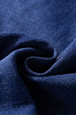 Load image into Gallery viewer, Bluing Asymmetric Wrapped Buttoned High Waist Denim Shorts - Fashion Queen - 13