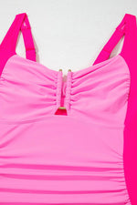 Load image into Gallery viewer, Bonbon Ruched Tummy Control Tankini 2pcs Swimsuit - Fashion Queen - 13