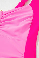 Load image into Gallery viewer, Bonbon Ruched Tummy Control Tankini 2pcs Swimsuit - Fashion Queen - 14