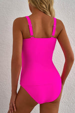 Load image into Gallery viewer, Bonbon Ruched Tummy Control Tankini 2pcs Swimsuit - Fashion Queen - 2